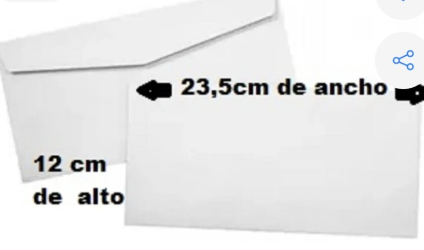 SOBRES TIPO INGLES
