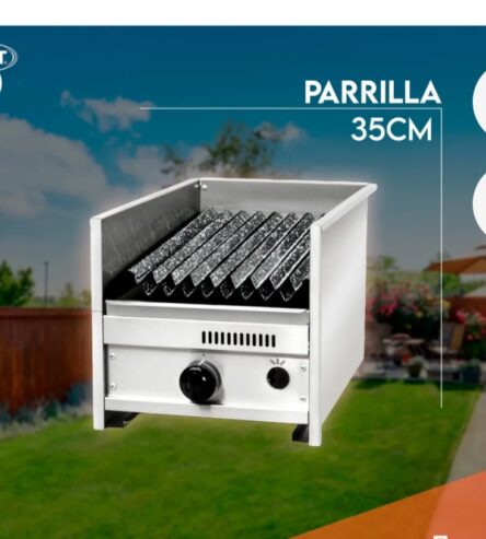 PARRILLA A GAS ACERO INOXIDABLE