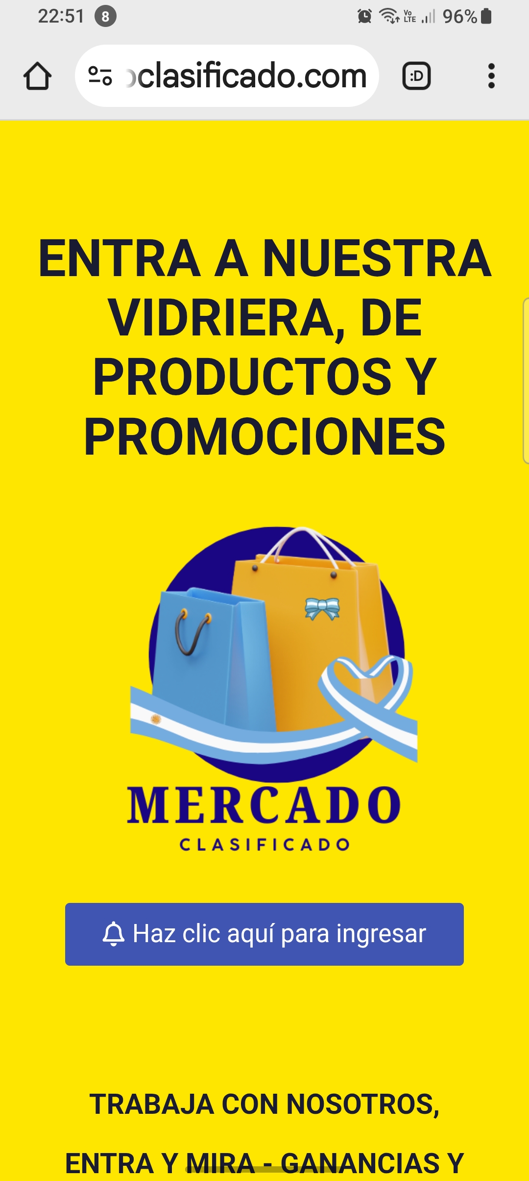 VENDO WEB MERCADOCLASIFICADO.COM